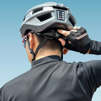 Rockbros Bike Helmet with Built-in Light - Pink