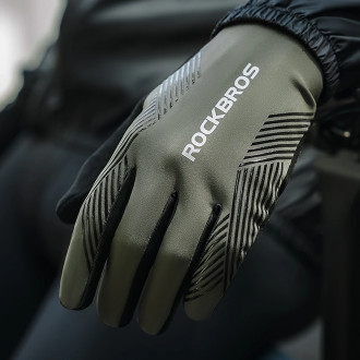 Rockbros cycling gloves spring/summer/autumn, full, size: S - black