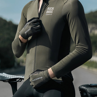 Rockbros cycling gloves spring/summer/autumn, full, size: S - black