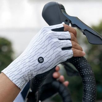 Rockbros Road Cycling Gloves Size: XL - White/Black