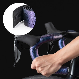Rockbros EVA Handlebar Tape &quot;Power&quot; Pattern - Black