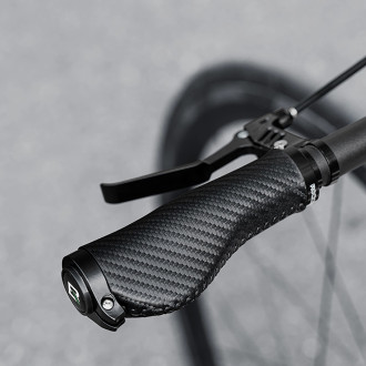 Rockbros Bike Grips Twisted Ergonomic Anti-Slip Grips - Black