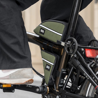 Rockbros Triangle Bike Frame Bag 0.3l - Green