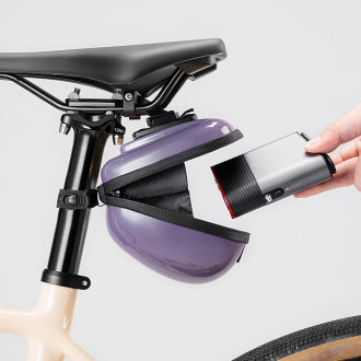 Rockbros Rigid Hard Shell Compact Saddle Bag 0.4l - Purple