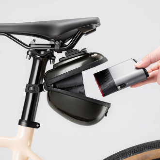 Rockbros Rigid Hard Shell Compact Saddle Bag 0.4l - Black