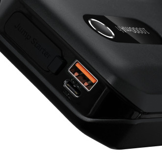 Baseus Power Bank Power Starter Jump Starter 10000mAh 12V (1000A / 500A) power bank + crocodile clips black (CGNL020101)