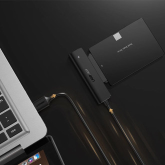Ugreen adapter 2.5 ´´ SATA III 3.0 HDD SSD - USB 3.2 Gen 1 (SuperSpeed USB 5 Gbps) black (70609 CM321)