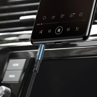Joyroom Car Stereo Audio Cable SY-10A1 stereo AUX mini jack 3.5mm / mini jack 3.5mm 1m - black