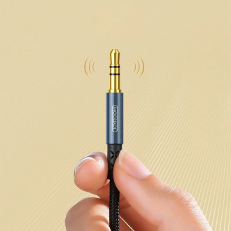Joyroom Car Stereo Audio Cable SY-10A1 stereo AUX mini jack 3.5mm / mini jack 3.5mm 1m - black