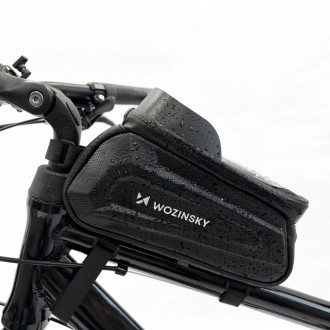 Wozinsky Bike Frame Bag 1.7l Phone Cover Black (WBB28BK)