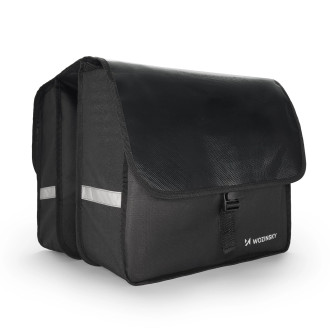 Wozinsky bicycle pannier double 28 l black (WBB34BK)