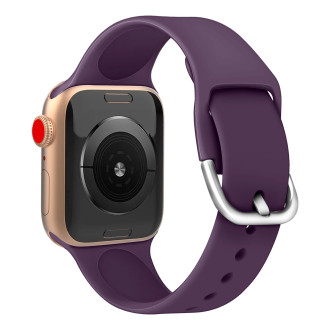 Silicone Strap APS for Apple Watch 38/40/41mm Strap Watch Bracelet - Purple