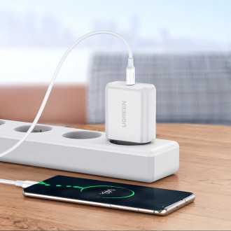 Ugreen US264 60517 USB-C / USB-C PD QC AFC cable 0.5m - white
