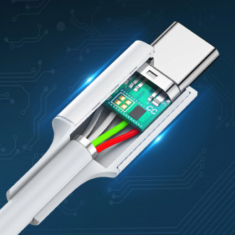 Ugreen US264 60517 USB-C / USB-C PD QC AFC cable 0.5m - white