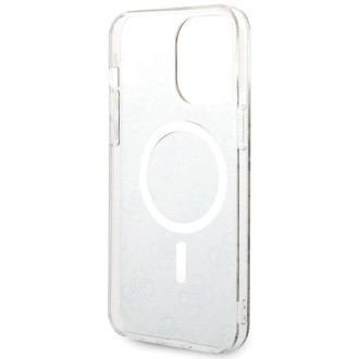 Guess IML 4G MagSafe Case for iPhone 15 Pro Max - Brown