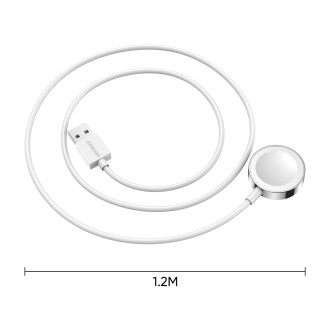 Joyroom S-IW001S inductive charger for Apple Watch with USB cable 1.2 m white