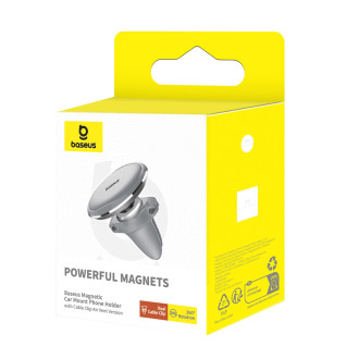 Baseus C40141201S13-00 magnetický držák do auta do ventilace - stříbrný