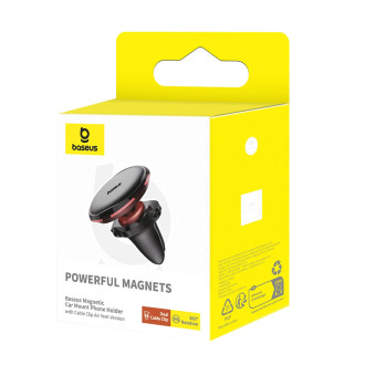 Baseus C40141201913-00 magnetický držák do auta do ventilace - červený
