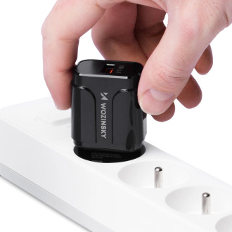 Wozinsky USB 3.0 wall charger black (WWC-B02)