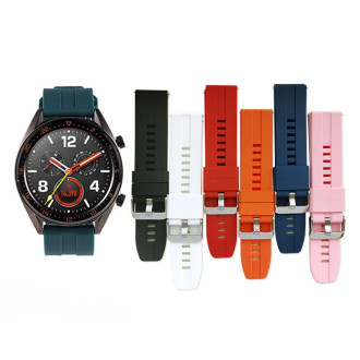 Silicone strap for Huawei Watch GT / GT2 / GT2 Pro smartwatch red