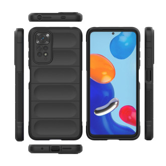 Magic Shield Case case for Xiaomi Redmi Note 11 flexible armored cover black