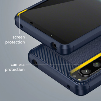 Thunder Case case for Sony Xperia 1 IV silicone armor case black