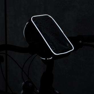 Wozinsky Bike Handlebar Bag Bike Phone Case for 6.5 inch 0.9l Black (WBB4BK)