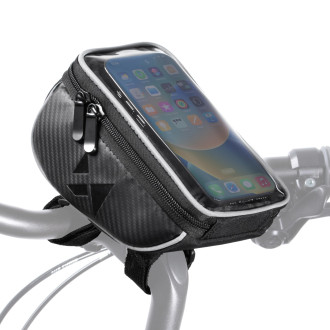 Wozinsky Bike Handlebar Bag Bike Phone Case for 6.5 inch 0.9l Black (WBB4BK)