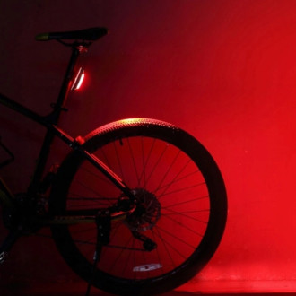 Rockbros A54BK rear bicycle light + micro USB - USB-A cable - black