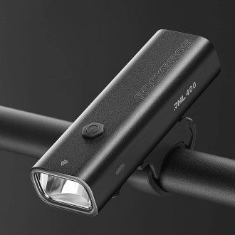 Rockbros 24310006001 front bicycle light 400 lm + micro USB cable - USB-A - black