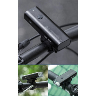 Rockbros 24310006001 front bicycle light 400 lm + micro USB cable - USB-A - black