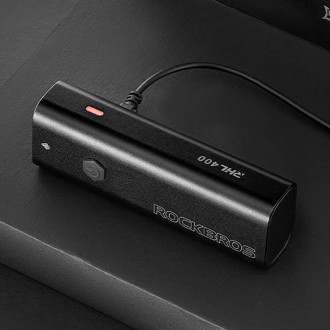 Rockbros 24310006001 front bicycle light 400 lm + micro USB cable - USB-A - black