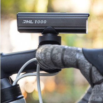 Rockbros 24610002001 front bicycle light 1000 lm + USB-C - USB-A cable - black