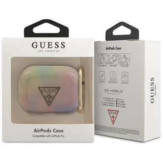 Guess GUACAPTPUMCGG01 kryt AirPods Pro růžový/růžový Tie &amp; Dye Collection
