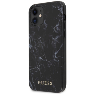 Guess GUHCP12SPCUMABK iPhone 12 mini 5,4" czarny/black hardcase Marble