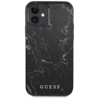 Guess GUHCP12SPCUMABK iPhone 12 mini 5,4" czarny/black hardcase Marble