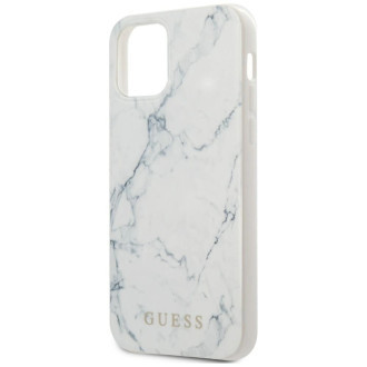 Guess GUHCP12LPCUMAWH iPhone 12 Pro Max 6,7"  biały/white hardcase Marble