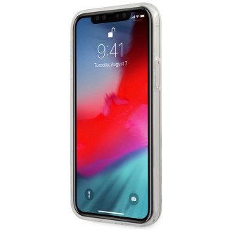 Guess GUHCP12LPCUJULLB iPhone 12 Pro Max 6,7&quot; modré/světle modré pevné pouzdro Jeans Collection