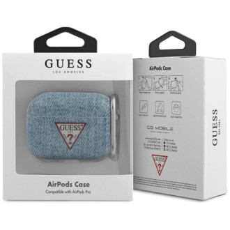 Guess GUACAPTPUJULLB kryt AirPods Pro modrý/světle modrý Jeans Collection