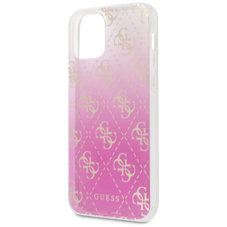 Guess GUHCP12SPCU4GGPI iPhone 12 mini 5,4&quot; růžový/růžový pevný obal 4G Gradient