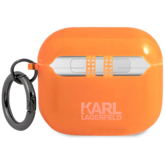 Karl Lagerfeld KLA3UCHFO AirPods 3 cover pomarańczowy/orange Choupette