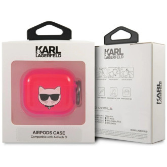 Karl Lagerfeld KLA3UCHFP AirPods 3 cover różowy/pink Choupette