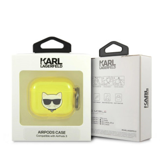Karl Lagerfeld KLA3UCHFY AirPods 3 cover żółty/yellow Choupette