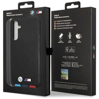 Pouzdro BMW BMHCSA5422PTDK A54 black/black Leather Stamp Tricolor