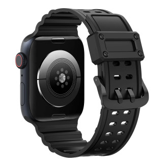 Strap Triple Protection for Apple Watch 42 / 44 / 45 / 49 mm band bracelet - black