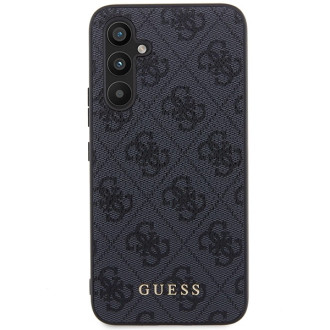 Guess GUHCSA54G4GFGR A54 5G A546 grey/grey hard case 4G Metal Gold Logo