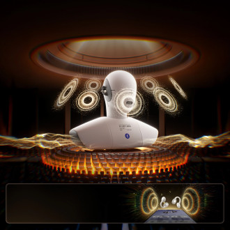 Słuchawki bezprzewodowe Joyroom Openfree JR-OE3 TWS douszne - srebrne