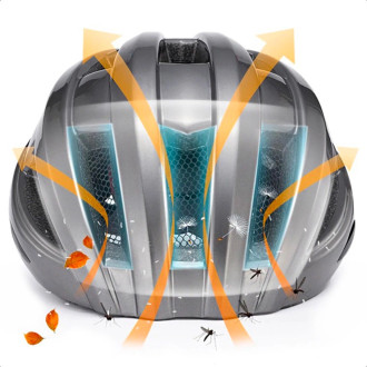 Rockbros ZK-013TI Bike Helmet Universal Size 55-60cm - Gray