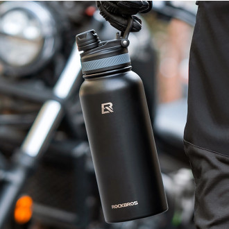 Rockbros 35210029001 bicycle thermal bottle for drinks 530 ml - black