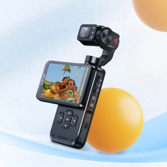 Ordro Pocket M5 3-Axis Gimbal Camera, 5K, for Vlogging and YouTube – Black